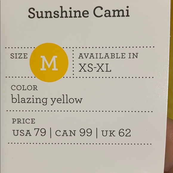 Sunshine Cami - Picture 5 of 7